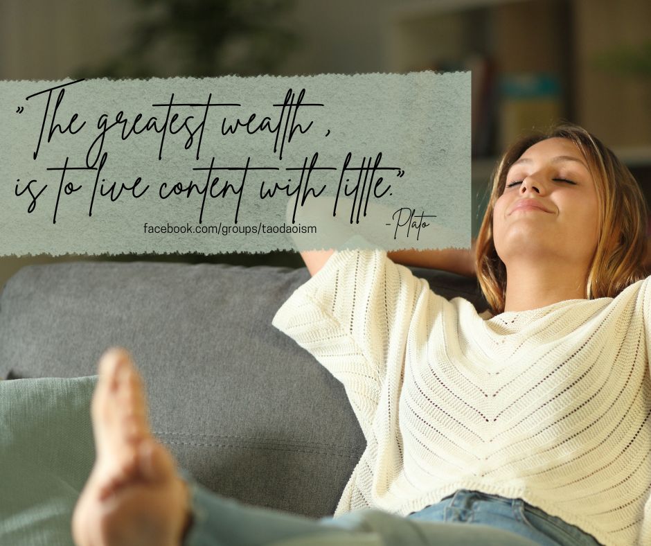“The greatest wealth is to live content with little.”